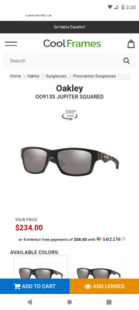 BRAND NEW OAKLEY JUPITOR Sunglasses