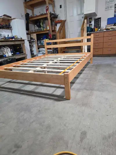 Brand New Hardwood Queen Size Bed  never used, View more