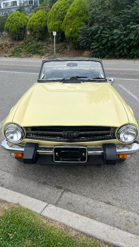 1975 TRIUMPH TR-6 WITH OVERDRIVE in Cars & Trucks in Kelowna - Image 4