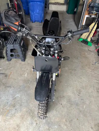 Fun little bike everything works. Electric start. It could use a tuneup. New starter harness, batter...