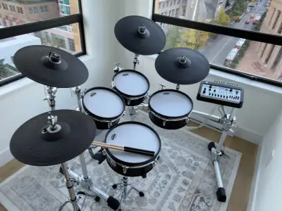 DTX10 Series Birch Electronic Drum Kit w/TCS Pads - Real Wood, View more