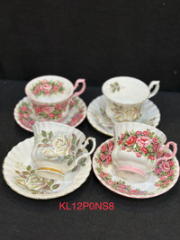 Royal Albert Bone China Floral tea cups Made in England Excellen