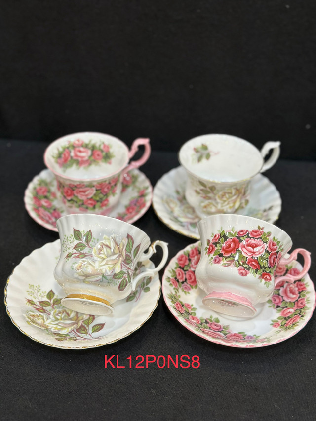 Royal Albert Bone China Floral tea cups Made in England Excellen in Arts & Collectibles in Hamilton