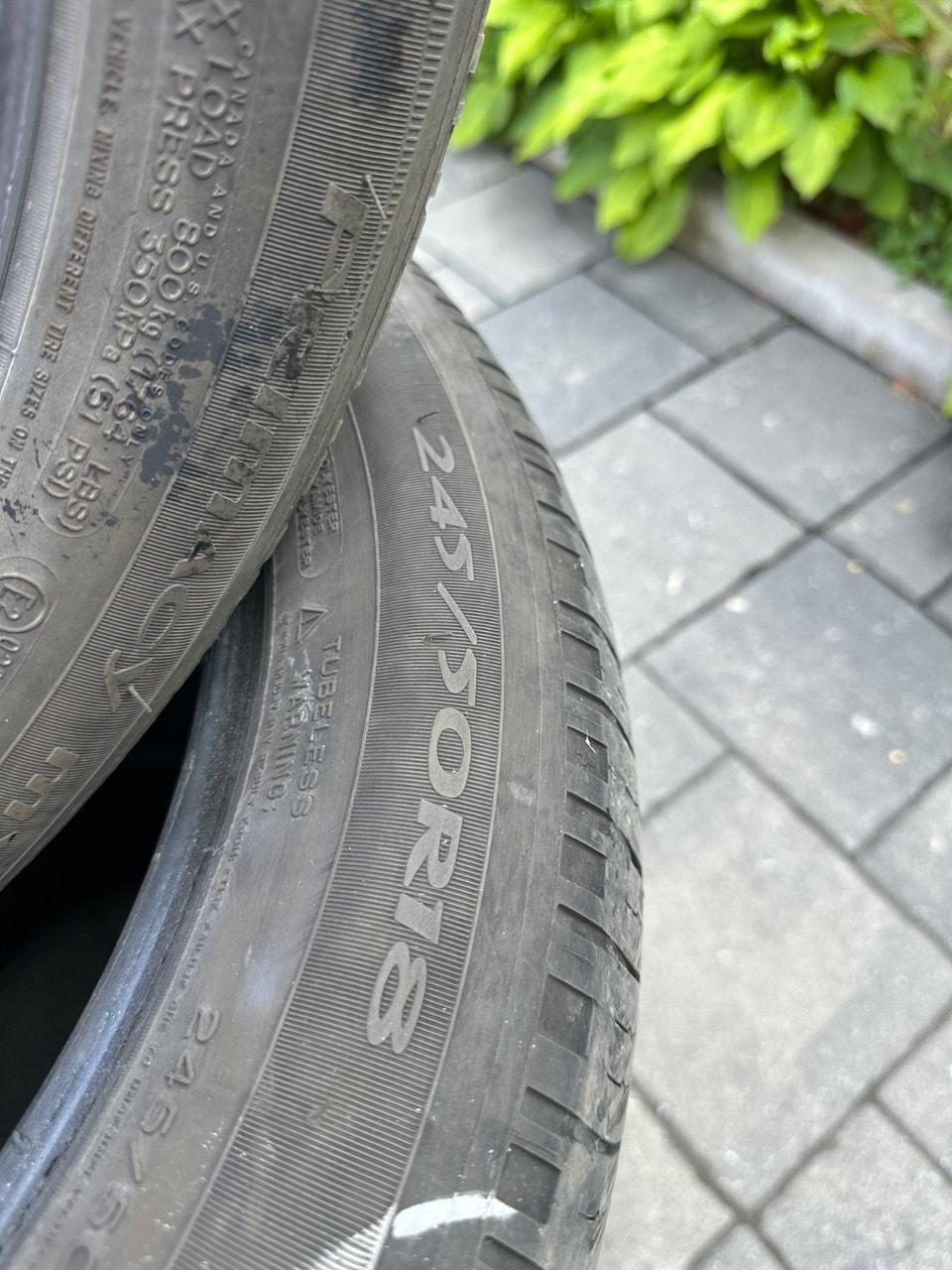 4 PNEUS MICHELIN 245/50R18 | Tires & Rims | City of Montréal | Free ...