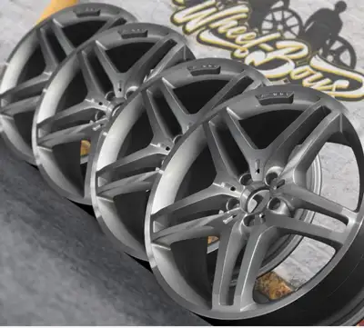Selling four 21” Mercedes AMG Rims with Michelin Pilot Sport All Season 4 tires (265/40/21) They cam...
