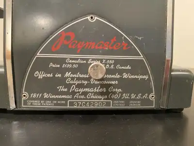 Antique Paymaster X-550 Cheque Writer, View more
