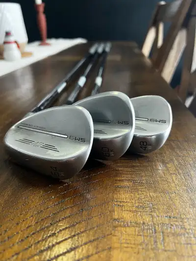 3 x sm9 Titleist vokey wedges, View more