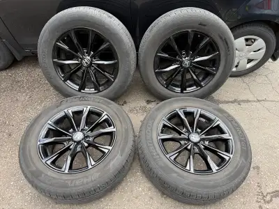 Price is firm, no offers please. Both tires and rims are in very good condition. Lots of tread on al...