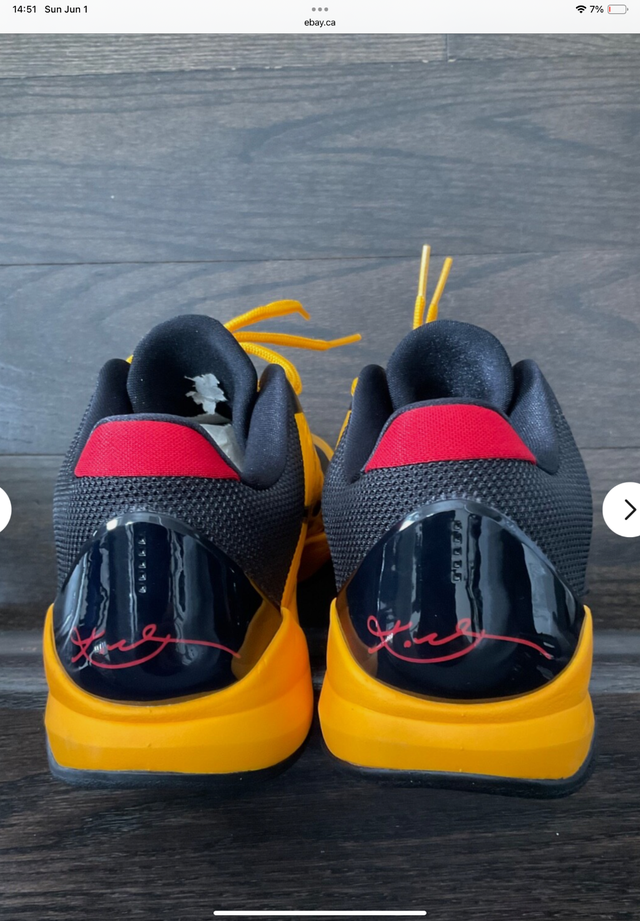 Very Rare Brand New Nike Kobe 5 Protro Bruce Lee Sz 8.5 Men’s in Men's Shoes in Oakville / Halton Region - Image 7