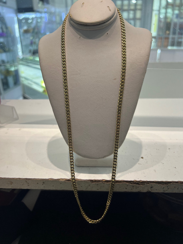 14k yellow gold Miami Cuban link chain  in Jewellery & Watches in Oakville / Halton Region