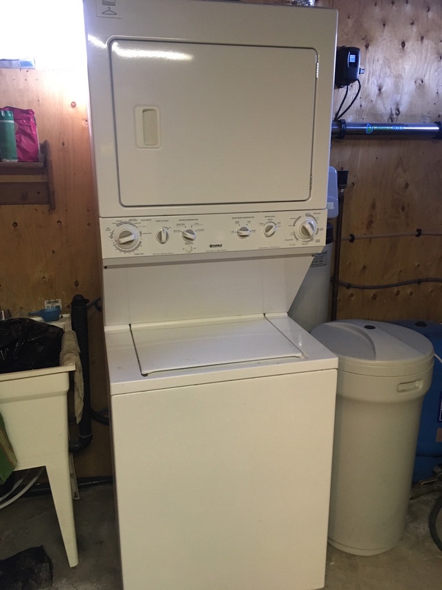 Stacked Kenmore Electric Laundry Center Washers & Dryers Sudbury