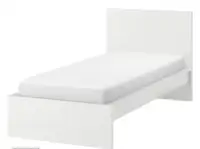 Ikea Malm single twin bed+ slats High model