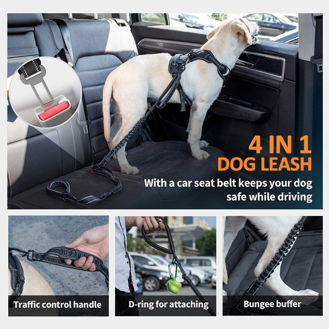 Dog leash heavy duty 4 in 1  $20 in Accessories in Windsor Region - Image 2