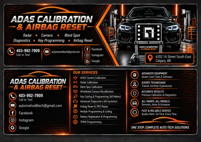 ADAS Calibration and Airbag SRS Reset, View more