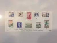 1962 Canada Post Canada Souvenir Card