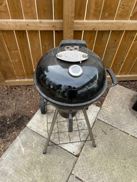 Charcoal grill and electric smoker combo