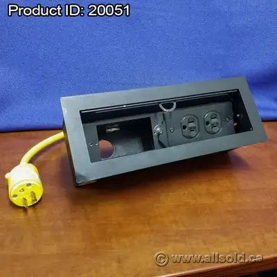 5+ Available Dimensions: 10 1/4" x 3 1/2" x 3 1/2" The Flip-up Power Grommet presents a sleek in-des...