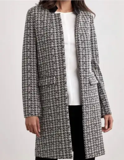Ellen Tracy Jacquard Topper Jacket, View more
