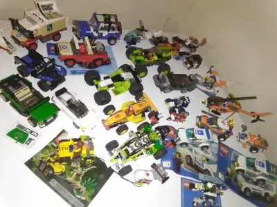 Lego Cars and Vehicles $10 each Animal rescue jeep and Van have sold Blue and white Jeep has Sold Bl...