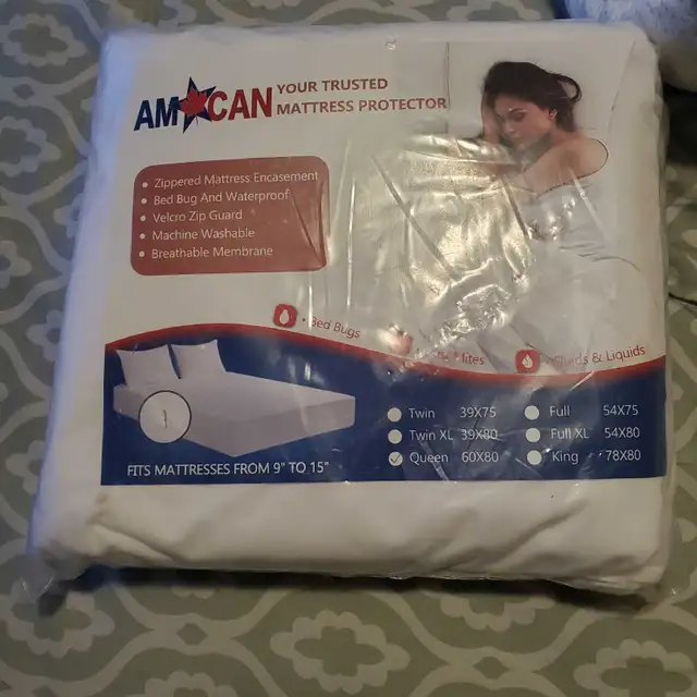 Queen size mattress cover in Beds & Mattresses in Dartmouth - Image 2