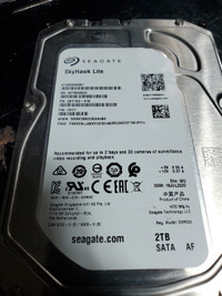 Seagate 2 TB sata harddrive