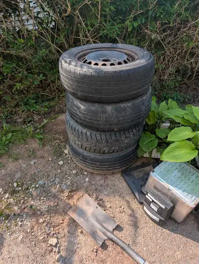 4 tires for free. Pick-up only. Thanks