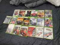Racing games available for xbox 360. Starting from 15 each.