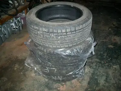 Set of 4 winter tires in excellent condition. Brand is JoyRoad, size is 235 55 R19, has winter snowf...
