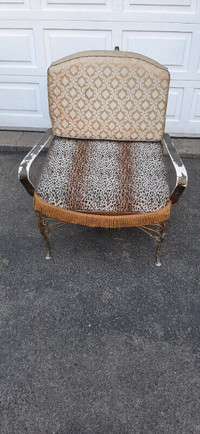 Vintage Mid-Century "Salterini"   Wrought Iron Chair