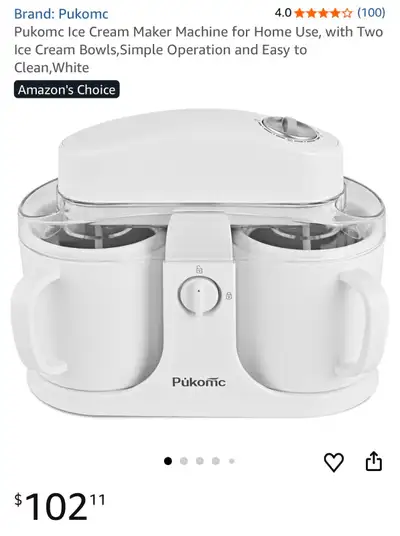 Pukomc Ice Cream Maker, View more