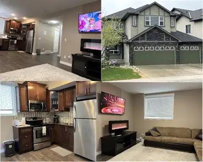 Furnished  Spacious & Private Walkout 1BR/1WR Suite Panorama NW