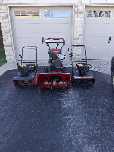 3 Snowblowers, View more