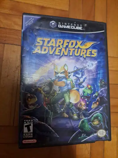 Starfox adventures pour la Nintendo Gamecube. Complet et testé. C'est un ancien jeu club video. Il y...