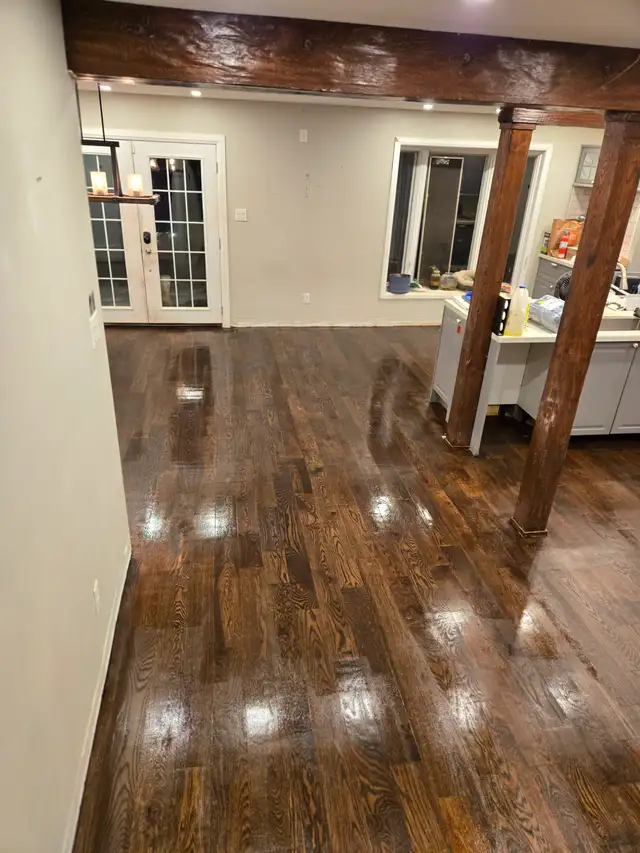 Floor refinishing