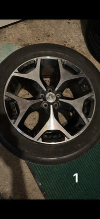 Subaru Forester OEM rims with 225/55/18 all seasons