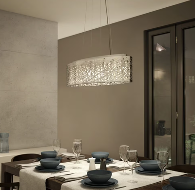 Artika Crystal Ellipse 9-L Pendant, View more