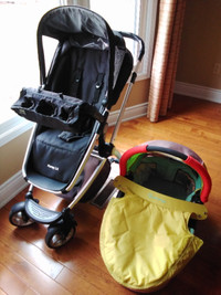 Maxi Cosi Foray LX stroller  with bassinet