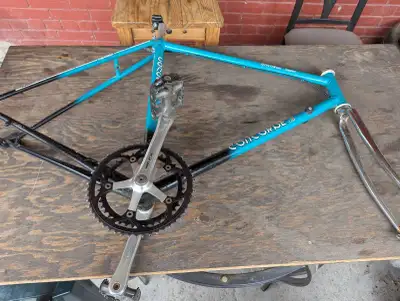 Vintage Concord Bicycle frame, View more