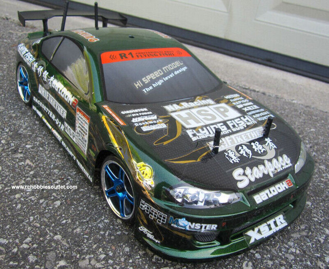 RC  Drift Car Electric with 8 Lights 2.4G Radio Remote Control in Hobbies & Crafts in Regina - Image 4