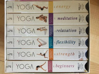 Yoga Journal's Yoga Practice Series - 6 VHS Box Set $25 - VHS