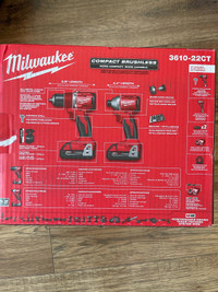  Brand new Milwaukee combo kit