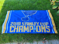 NHL St. Louis Blues 2019 Stanley Cup Champions Flag