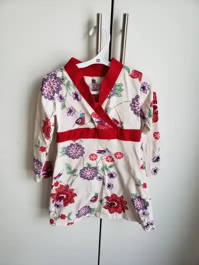 Tea Collection Dynasty Wrap Dress - Size 5T, View more