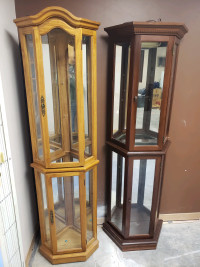 Curio Cabinet with Interior Light
Adjustable glass shelves
