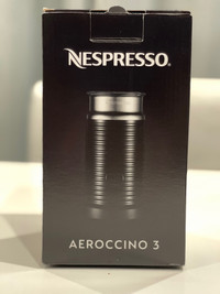 BNIB: Nespresso Aeroccino 3 Milk Frother