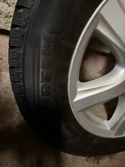 4X225/65/17 Pirelli high quality winter tires on TOYOTA OEM Mags. Never been patched and repaired. T...