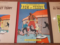 Les aventures de Pom et Teddy Bandes dessinées BD Lot de 3 bd