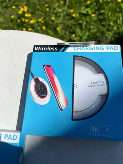 Qi Wireless Charging Pad– iPhone & Samsung Compatible, View more