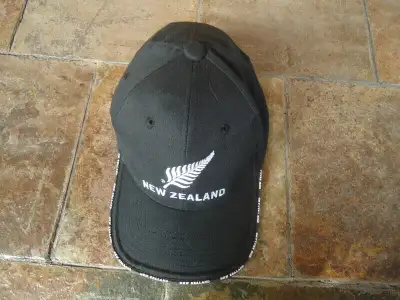 NEW ZEALAND BASEBALL CAP 1 SIZE FITS ALL BLACK, View more