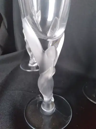 Igor Carl Fabergé Kissing Doves Champagne Flutes, View more